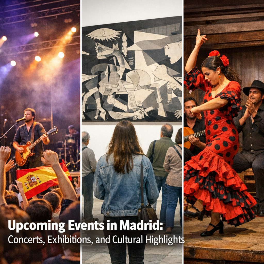Upcoming Events in Madrid: Concerts, Exhibitions, and Cultural Highlights